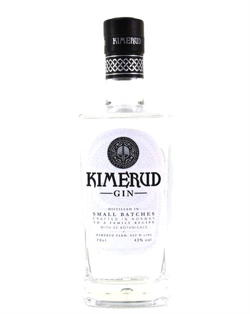 Kimerud Finest Small Batch Norway Gin 70 cl 43% 