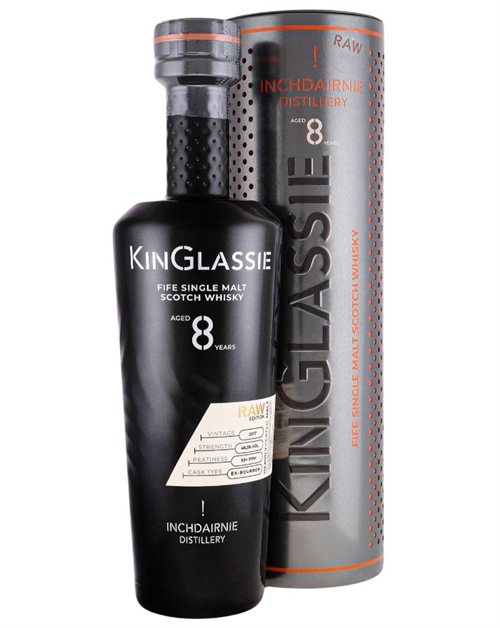KinGlassie RAW 8 year old Vintage 2017 Fife Single Malt Scotch Whisky 70 cl 46,3%