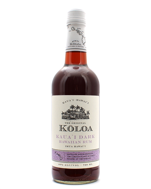 Koloa Kauai Dark Hawaiian Dark Rum 70 cl 40%