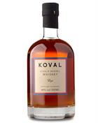 Koval Rye Single Barrel Whiskey Chicago