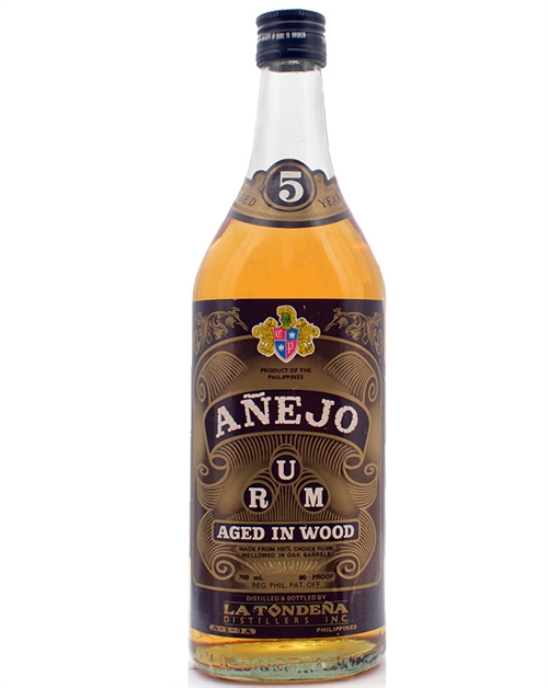 La Tondeña Añejo 5 year old Vintage Flaske La Tondena Distillers Inc Philippine Rum 75 cl 40%