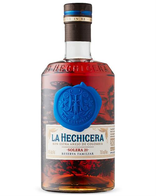 La Hechicera Rum 21 Extra Anejo Solera Columbia Rum