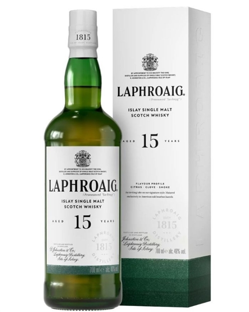 Laphroaig 15 year old Islay Single Malt Whisky 46%