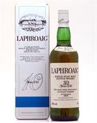Laphroaig 10 year old Pre Royal Warrent 75cl Unblended Tin Box Single Islay Malt Whisky 40%