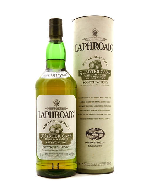 Laphroaig Quarter Cask Single Islay Malt Scotch Whisky 100 cl 48