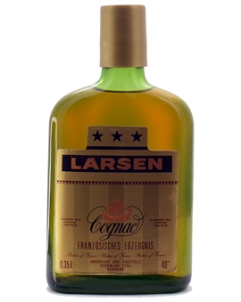 Larsen Cognac Three Stars Vintage Bottle French Fine Champagne Cognac 35 cl 40%
