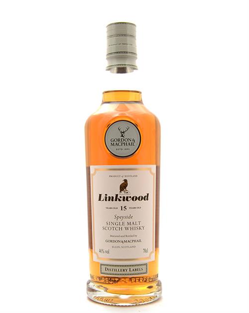 Linkwood 15 years Gordon MacPhail Distllery Label Speyside Malt Whisky 46