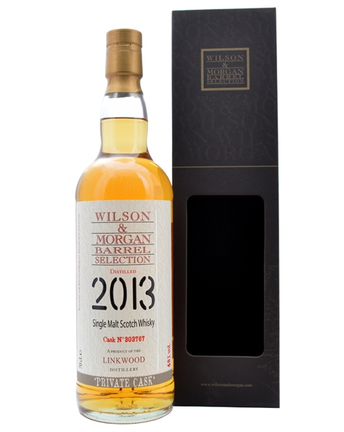 Linkwood 2013/2021 Virgin Oak Wilson & Morgan 7 Years Old Speyside Single Malt Scotch Whisky 48%