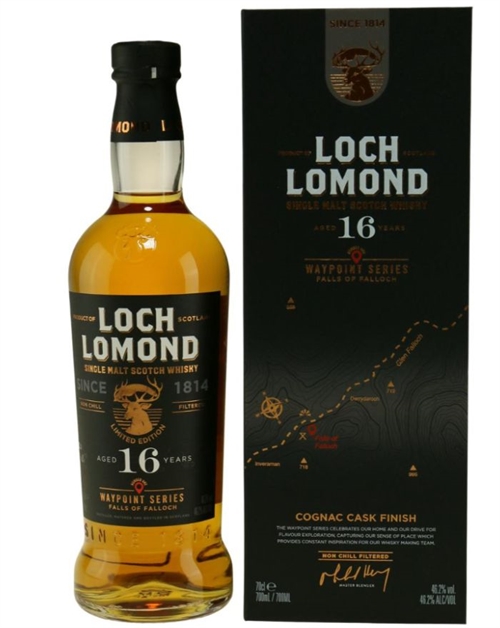 Loch Lomond Waypoint Falls of Falloch 16 year old Single Highland Malt Scotch Whisky 70 cl 46,2%