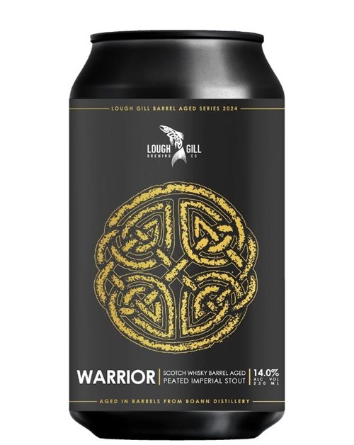 Lough Gill Warrior Barrel Aged Series 2024 Irish Peated Imperial Stout Special Beer Can 330 ml 14%