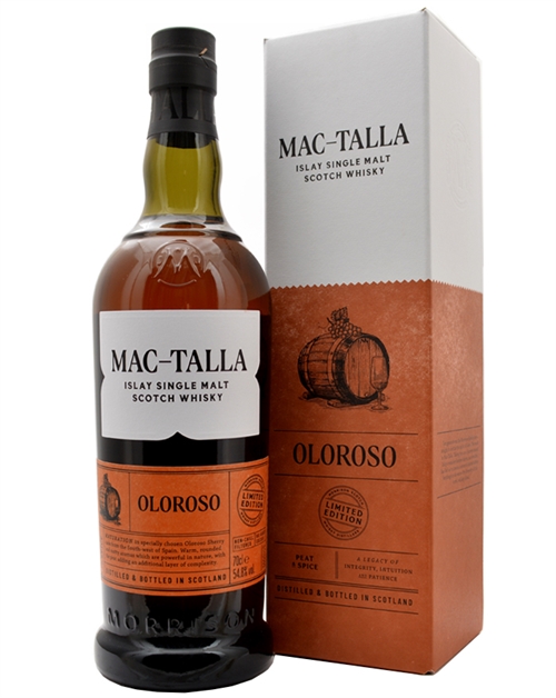 Mac-Talla Oloroso Islay Single Malt Whisky Mactalla 70 cl 54,8%