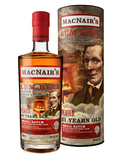 MacNair\'s Lum Reek 21 years old Small Batch Blended Malt Scotch Whisky 48%