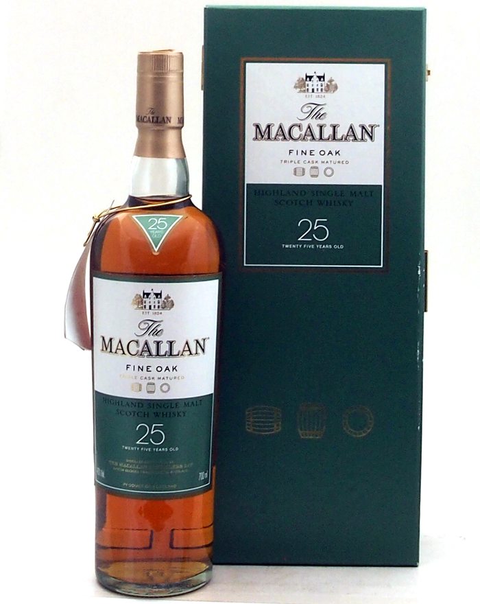 Macallan 25 Years Old Fine Oak Single Speyside Malt Whisky