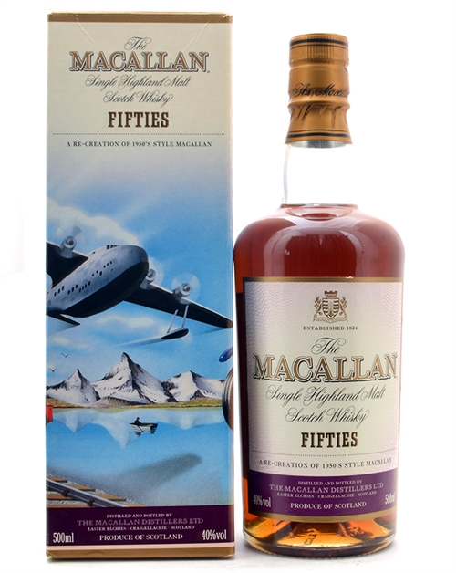 Macallan Travel Series 1950s Fifties Single Speyside Malt Whisky 50 cl 40%