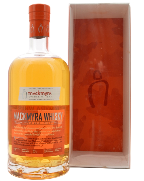 Mackmyra First Edition - The 1. st. edition Swedish Single Malt Whisky 46,1%
