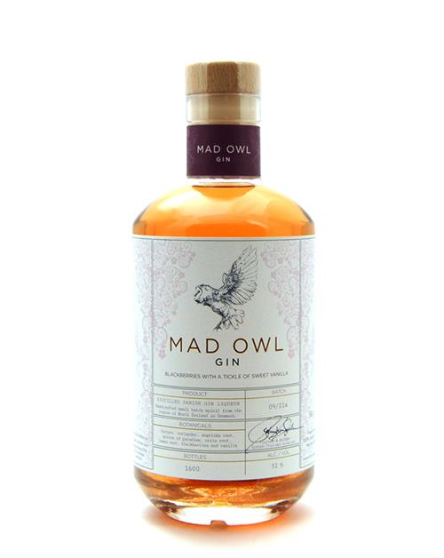 Mad Owl Blackberries Handcrafted Small Batch Danish Gin Liqueur 50 cl 32%