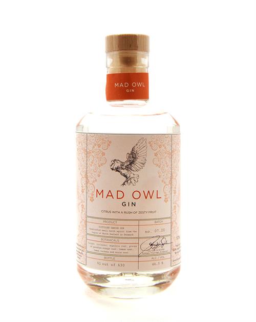 Mad Owl Citrus Handcrafted Small Batch Danish Gin 50 cl 46.5%