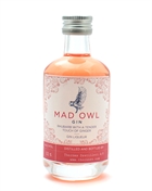 Mad Owl Miniature Rhubarb/Ginger Handcrafted Danish Gin Liqueur 5 cl 32%