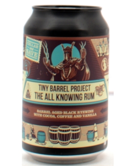 Mad Scientist Tiny Barrel Project The All Knowing Rum Canned Beer 33 cl 13.5%