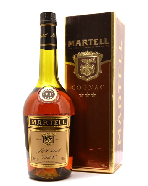 Martell VS Old Version 80\'erne Grande Fine French Cognac 70 cl 40%