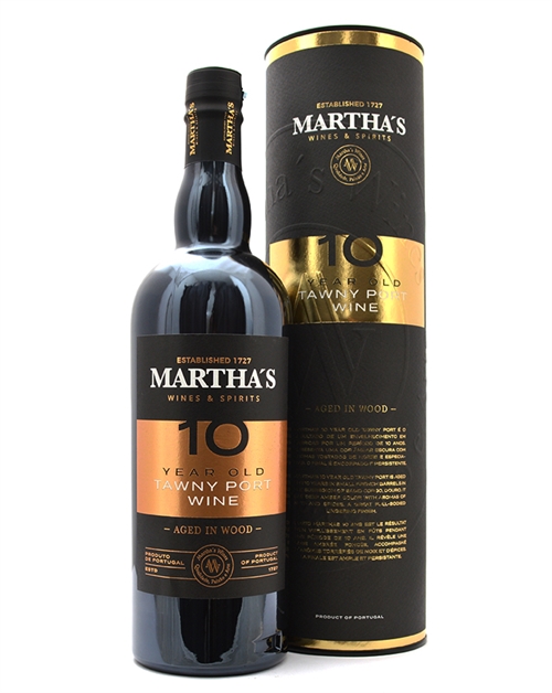 Marthas 10 years old Tawny Port Wine 75 cl 19.5%