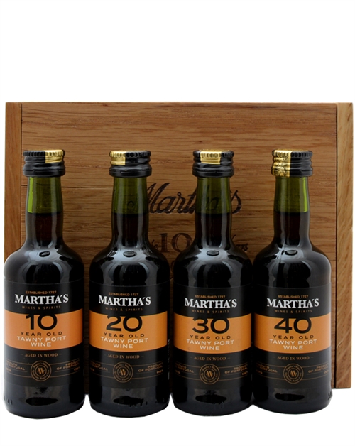 Marthas 100 years Miniature Giftbox Tawny Port Wine 4x5 cl