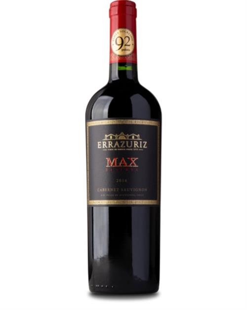 Errazuriz Max Reserva Cabernet Sauvignon 2016 Chile Red wine 75 cl 13,5% 13,5%.