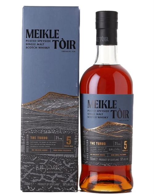 Meikle Toir 5 Years Old The Turbo 2023 Edition Peated Speyside Single Malt Scotch Whisky 70 cl 50%