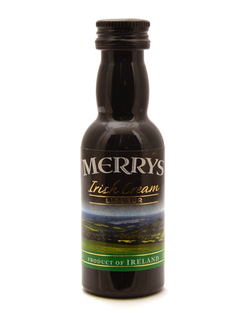 Merry\'s Miniature Irish Cream Likør 5 cl 17%