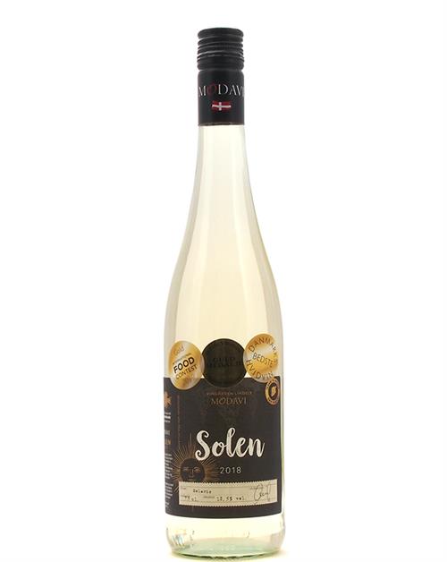 Modavi Solen 2018 Danish White Wine 75 cl 12,5% 12,5%.