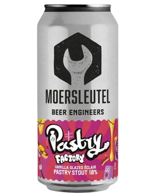 Moersleutel Vanilla Glazed Éclair Pastry Stout Can 44 cl 10%