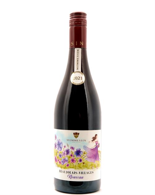 Mommessin Beaujolais-Villages Nouveau 2021 French Red Wine 75 cl 12,5% 12,5%.