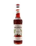 Monin Cranberry / Cranberry Syrup 70 cl Likør Liqueur Monin France