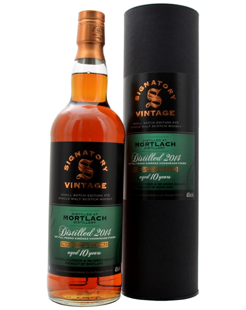 Mortlach 2014/2024 Signatory Small Batch 10 year old Single Speyside Malt Whisky 48,2%