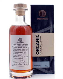 Mosgaard 8 Year Whiskymessen 2026 Oloroso Quarter Cask Single Malt Danish Whisky 50 cl 59.8%