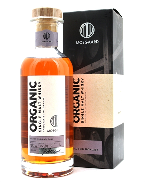 Mosgaard Edition No 2 Peated / Bourbon Cask Organic Single Malt Danish Whisky 50 cl 48.4%