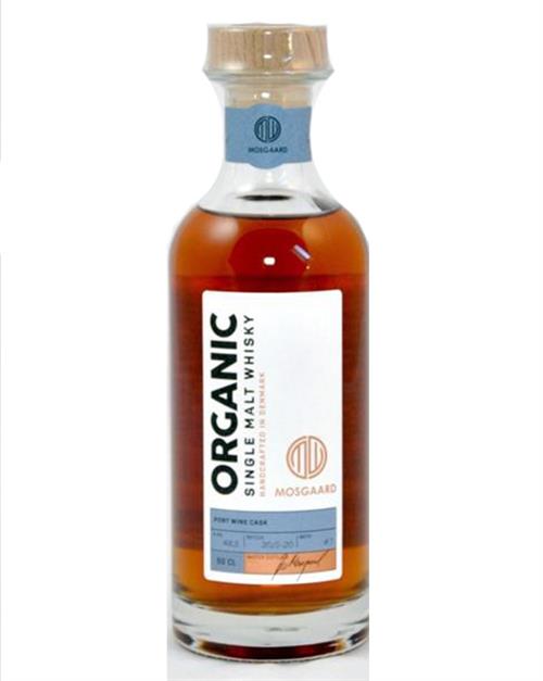 Mosgaard Edition No 1 Port Wine Cask Organic Single Malt Danish Whisky 50 cl 48.3%