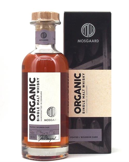 Mosgaard Edition No 1 Peated / Bourbon Cask Organic Single Malt Danish Whisky 50 cl 48.4%