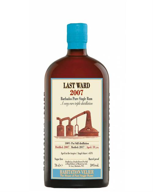 Mount Gay Velier 10 years old Last Ward 2007 Barbados Pure Single Rum 70 cl 59%