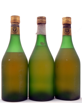 Napoleon Cognac 3 x Vintage Bottles French Cognac 70 cl 40%