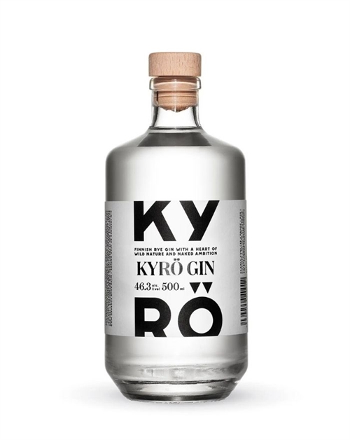 Napue Kyro Gin from Finland contains 50 cl of gin with 46.3 percent alcohol