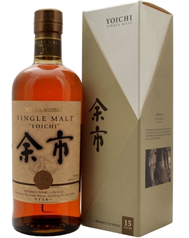 Nikka Yoichi 15 years old Single Malt Japanese Whisky 70 cl 45%