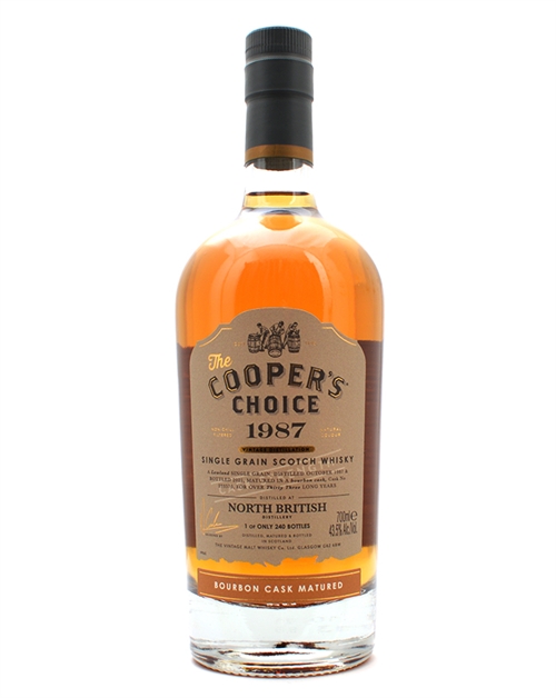 North British 1987/2021 Coopers Choice 33 years old Single Grain Scotch Whisky 70 cl 43.5%