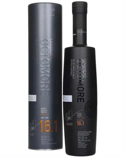Octomore 16.1 Edition Bruichladdich 101.4 ppm Single Islay Malt Whisky 59.3%