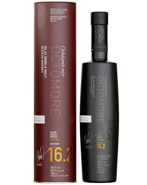 Octomore 16.2 Edition Bruichladdich 101.4 ppm Single Islay Malt Whisky 58.1%