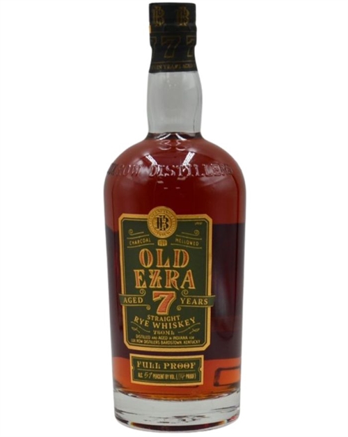 Old Ezra 7 years Full Proof Straight Rye Whiskey USA 57%
