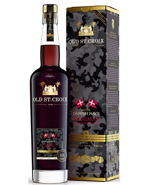 Old St. Croix Danish Navy Frogman Conventus Ranae Limited Edition Spirit Drink 70 cl 60%