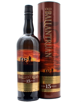 Old Ballantruan 15 Years Old The 'Peated' Malt Speyside Glenlivet Single Malt Scotch Whisky 70 cl 50%