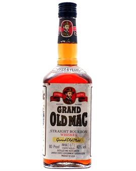 Old Grand Mac Straight Bourbon Whiskey Vintage Bottle 70 cl 40%