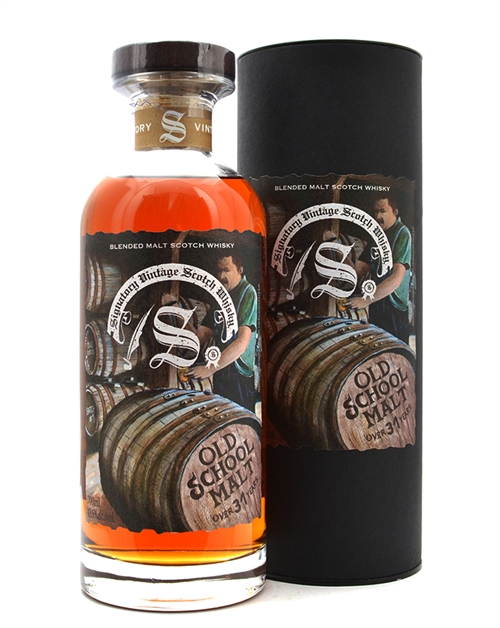 Old School Malt Signatory Vintage 31 years old Blended Malt Scotch Whisky 70 cl 43.5%